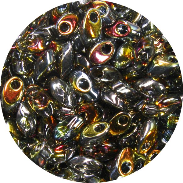 4X7mm Miyuki Magatama Beads Crystal Vitrail 4551