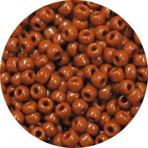3/0 Japanese Seed Bead Opaque Brown 409A