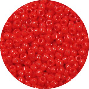 3/0 Japanese Seed Bead Opaque Red 408