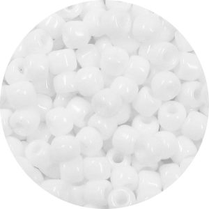 3/0 Japanese Seed Bead Opaque White 402
