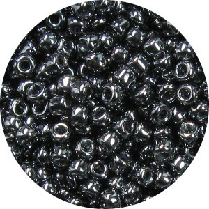 3/0 Japanese Seed Bead Gunmetal  451