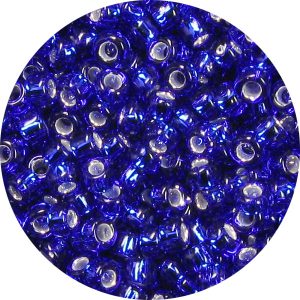 3/0 Japanese Seed Bead Silver Lined Cobalt Blue 20