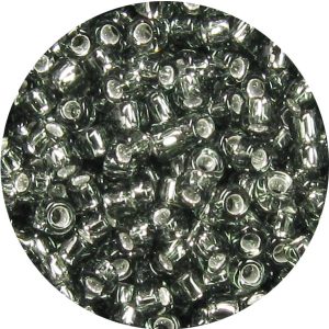 3/0 Japanese Seed Bead Silver Lined Black Diamond 21