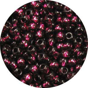 3/0 Japanese Seed Bead Silver Lined Cabernet Dyed 24B