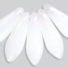 5x16mm Dagger Beads, White Opal