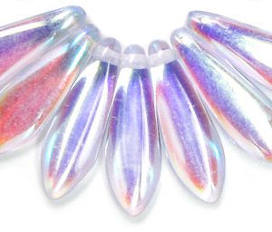 5x16mm Dagger Beads, Alexandrite AB