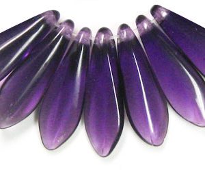 5x16mm Dagger Beads, Tanzanite