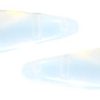 5x16mm Two-Hole Dagger Beads, White Opal