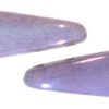 5x16mm Two-Hole Dagger Beads, Gold Luster Amethyst Opal