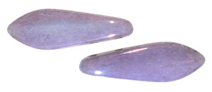 5x16mm Two-Hole Dagger Beads, Gold Luster Amethyst Opal