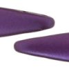 5x16mm Two-Hole Dagger Beads, Royal Purple Supra Pearl