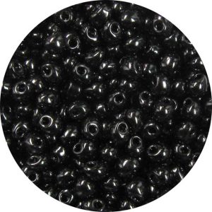 3.4mm  Miyuki Drops Black 401