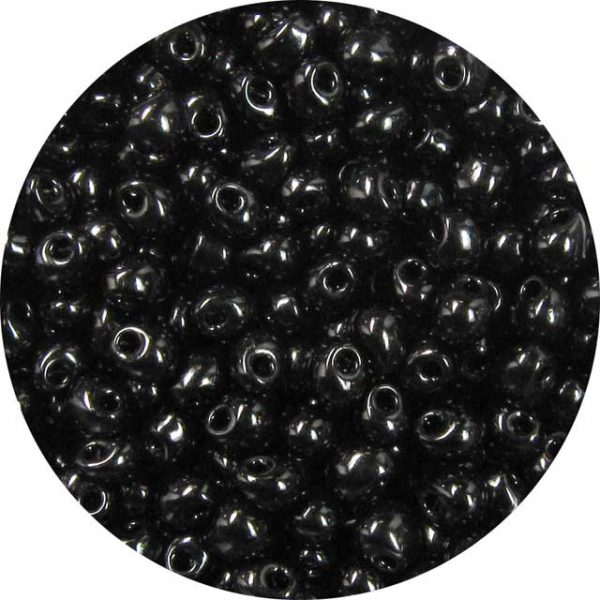 3.4mm  Miyuki Drops Black 401