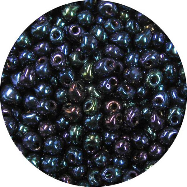 3.4mm  Miyuki Drops Blue Iris 452