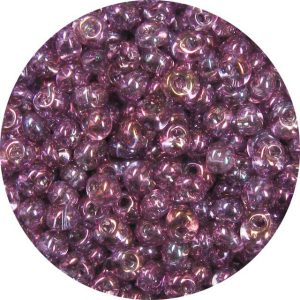 3.4mm  Miyuki Drops Gold Luster Violet 319