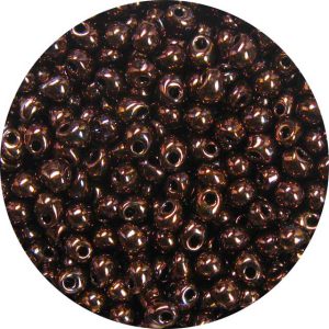 3.4mm  Miyuki Drops Metallic Dark Copper 457C