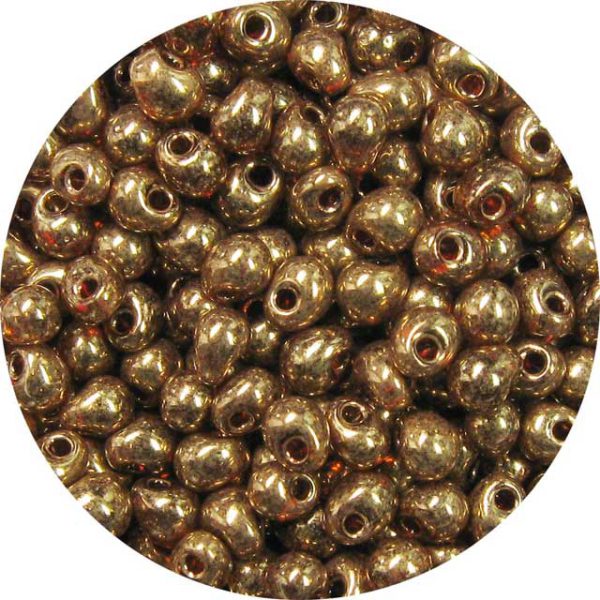 3.4mm  Miyuki Drops Metallic Light Bronze 457L