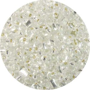 3.4mm Miyuki Drops Silver Lined Crystal 1