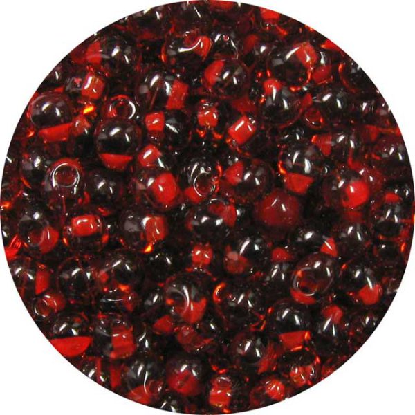 3.4mm  Miyuki Drops Dark Orange Lined Dark Topaz 397I