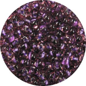 3.4mm  Miyuki Drops Purple Lined Amethyst 397L