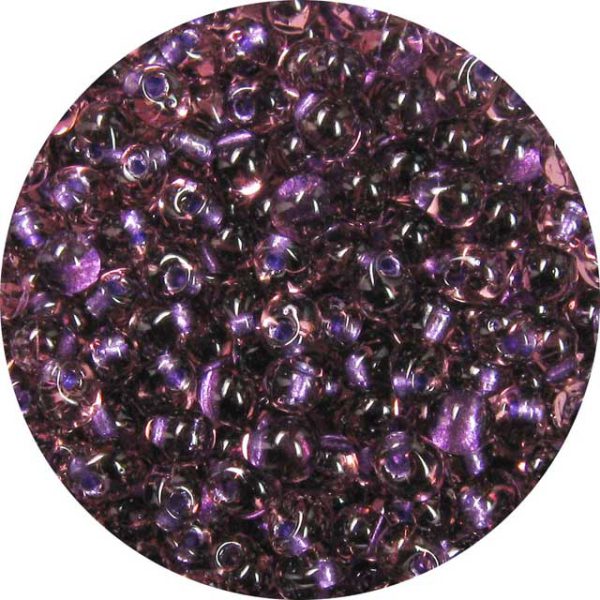 3.4mm  Miyuki Drops Purple Lined Amethyst 397L