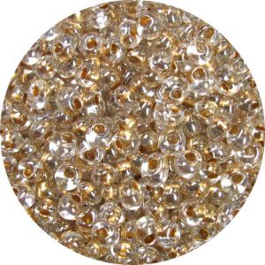 3.4mm  Miyuki Drops Bronze Lined Crystal  378