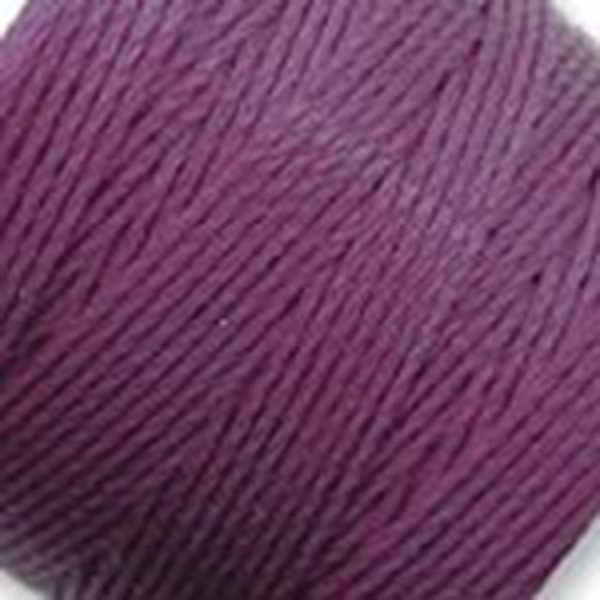 77 yard spool of S-Lon Micro Macrame/Kumihimo Cord, Plum