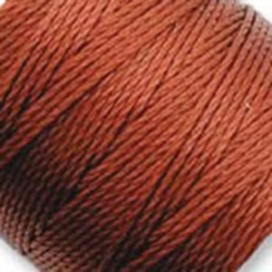 77 yard spool of S-Lon Micro Macrame/Kumihimo Cord, Sienna