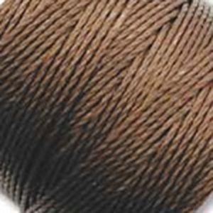 77 yard spool of S-Lon Micro Macrame/Kumihimo Cord, Brown