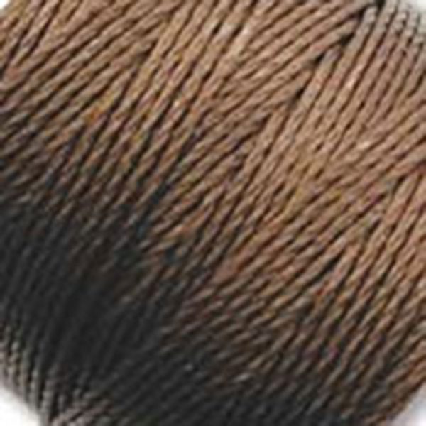 77 yard spool of S-Lon Micro Macrame/Kumihimo Cord, Brown