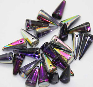 7x17mm Czech Handmade Spike Beads Are Here!