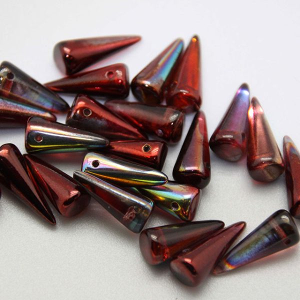 7x17mm Precosia Large Spikes, Ruby Magic