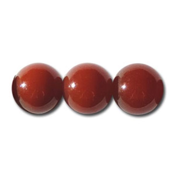 8mm Semi-Precious Carnelian, 16" strand