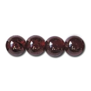 6mm Semi-Precious Garnet, 16" strand