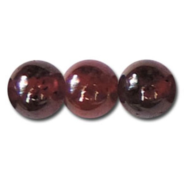 8mm Semi-Precious Garnet, 16" strand