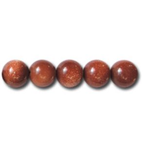4mm Semi-Precious Goldstone, 16" strand