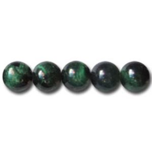 4mm Semi-Precious Malachite, 16" strand