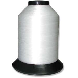 Size 00 Nymo Beading Thread White, Ultra Thin 3 Ounce Cone, 4852 yards