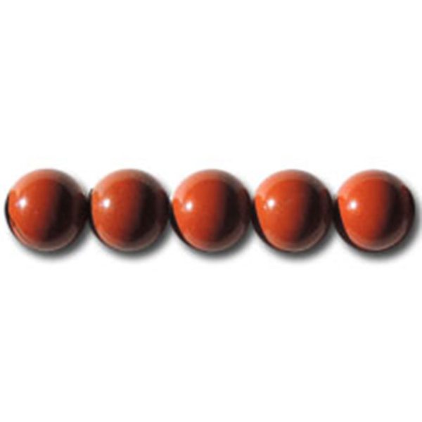 4mm Semi-Precious Red Jasper, 16" strand