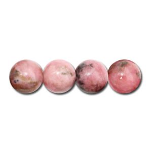 6mm Semi-Precious Rhodonite, 16" strand