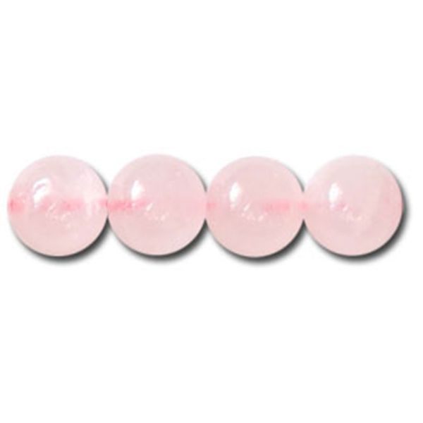 6mm Semi-Precious Rose Quartz, 16" strand