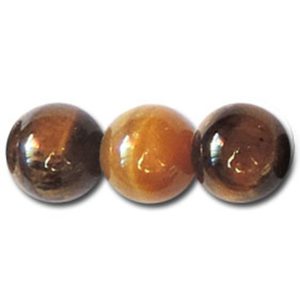 8mm Semi-Precious Tiger Eye, 16" strand