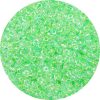 8/0 Japanese Seed Bead, Transparent Spring Green AB*