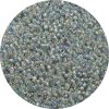 8/0 Japanese Seed Bead, Transparent Light Black Diamond AB