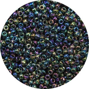 8/0 Japanese Seed Bead, Multi Iris