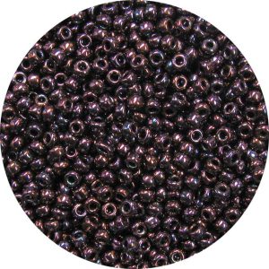 8/0 Japanese Seed Bead, Metallic Dark Copper