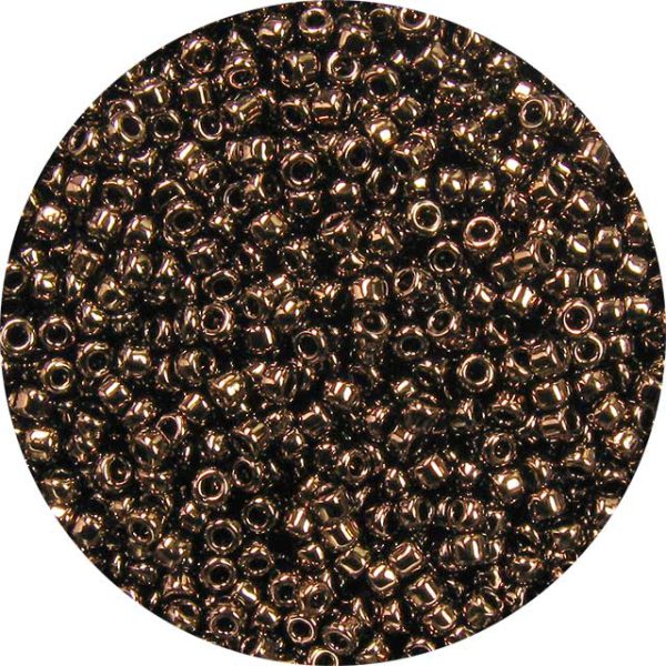 8/0 Japanese Seed Bead, Metallic Reddish Copper