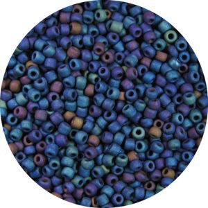 Japanese Seed Bead, Frosted Blue Iris