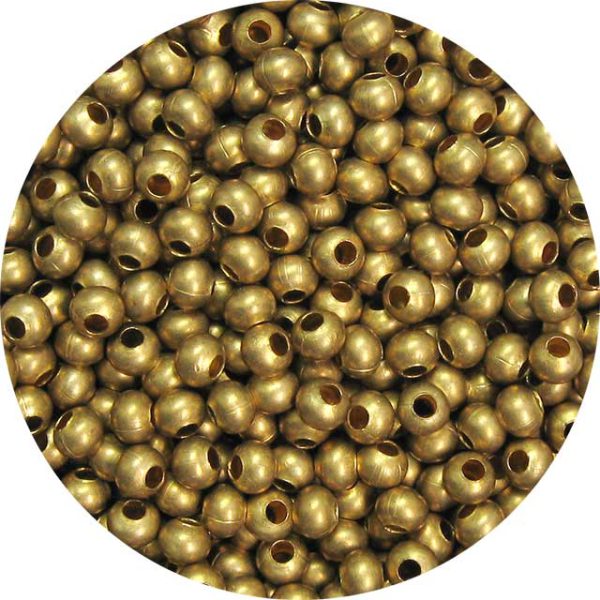 8/0 Seed Bead, Genuine Metal, Matte Gilded Gold