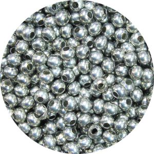 8/0 Seed Bead, Genuine Metal, Zinc